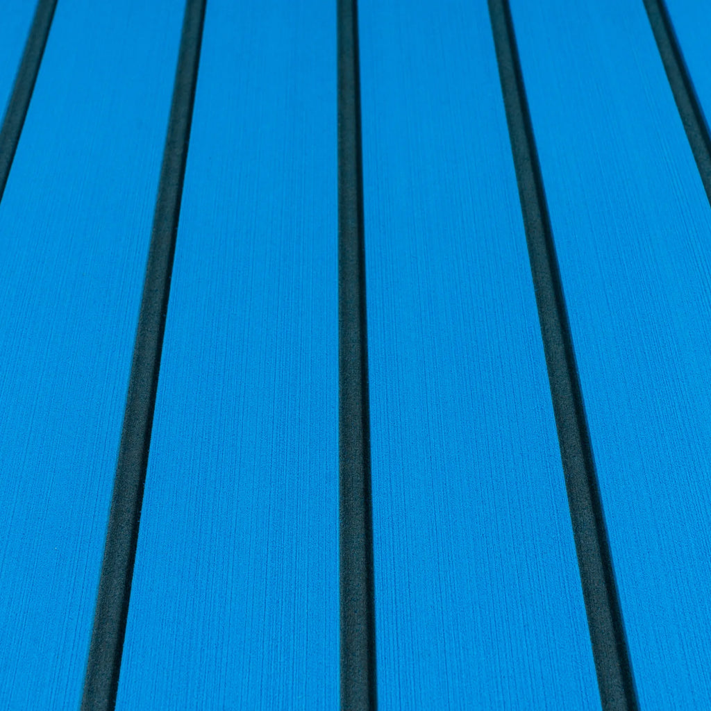 240x90cm Self-Adhesive EVA Foam Teak Boat Floor Mat, 6mm Thick Cuttable Waterproof Anti-Slip Pad Marine Carpet for Deck RV Yacht
