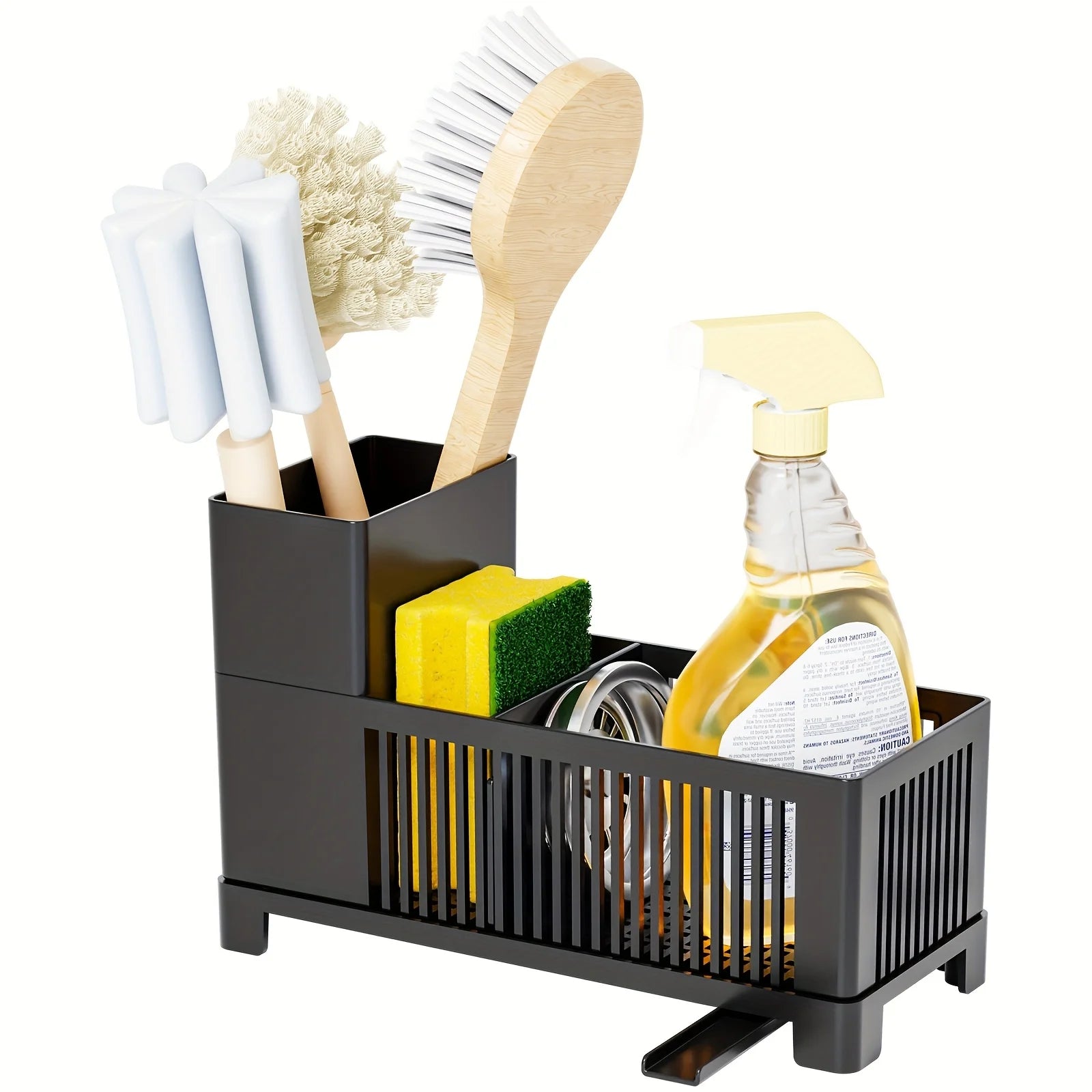 1pc Kitchen Drain Rack Kitchen utensils storage basket used for storing cleaning tools sponge cleaning drying drain basket