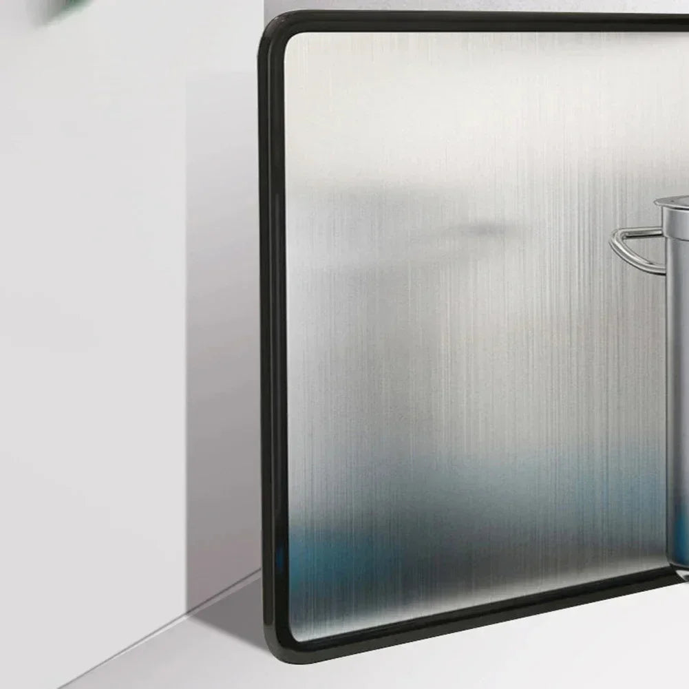 Galvanized Kitchen Splashback Guard Stove Oil Splash Shield Gas Cooker Anti-Grease Protective Board Heat Resistant Stovetop