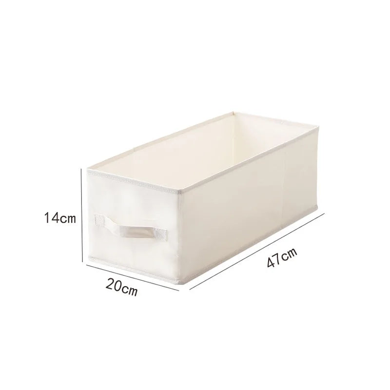 1pc Clothes Storage Basket Sewing Home Folding Clothes Storage Box Underwear Socks  Wardrobe Storage Box Wardrobe Organizer