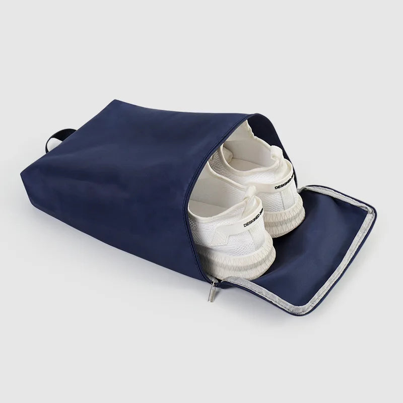 Portable Shoe Storage Bag Travel Outdoors Clothing Organizer Bags with Mesh Pouch Multi-functional Underwear Storage Handbag
