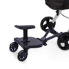 Universal 2-in-1 Stroller Board And Seat Pram Pedal Adapter for Kids - Detachable Safety Ride Board for Pushchair with 25kg Load