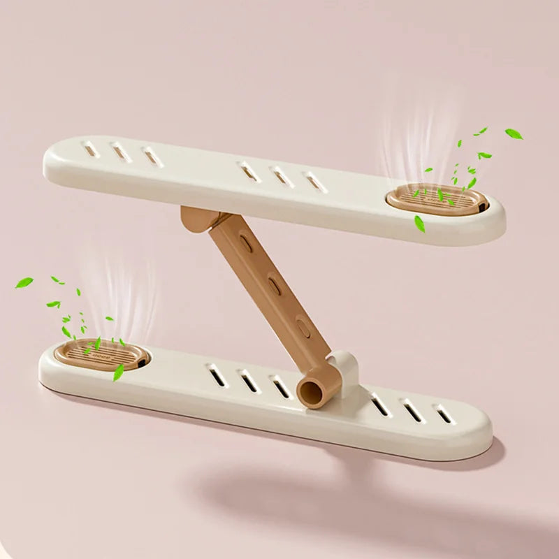 1pc Shoes Rack Double-layered Adjustable Slippers Holders Shoe Cabinet Organizer Deodorizing Shoes Shelf Save Space