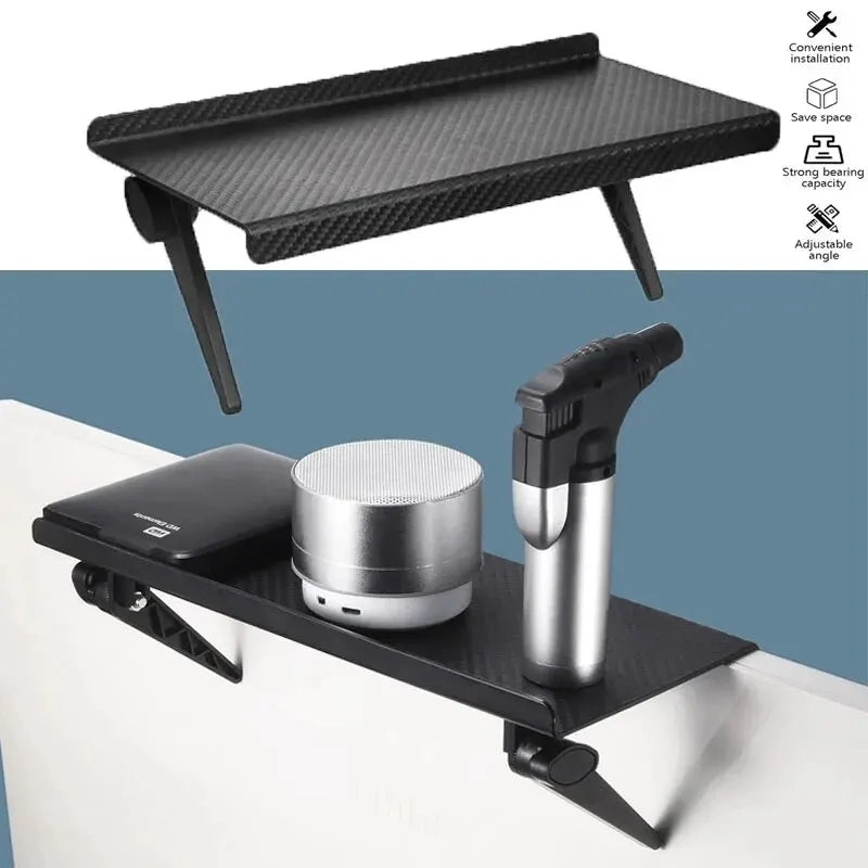 1PC Computer and TV Screen Storage Rack Wireless Router Set-top Box Rack No Perforated Storage Bracket Divine Tool Hot Selling