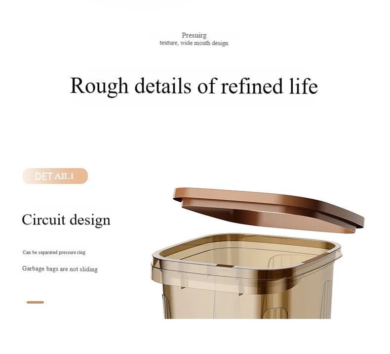 Hot Selling Minimalist Lidless Trash Can Simple Trash Shelf Trash Can Kitchen Trash Can Household Trash Can Hotel Trash Can