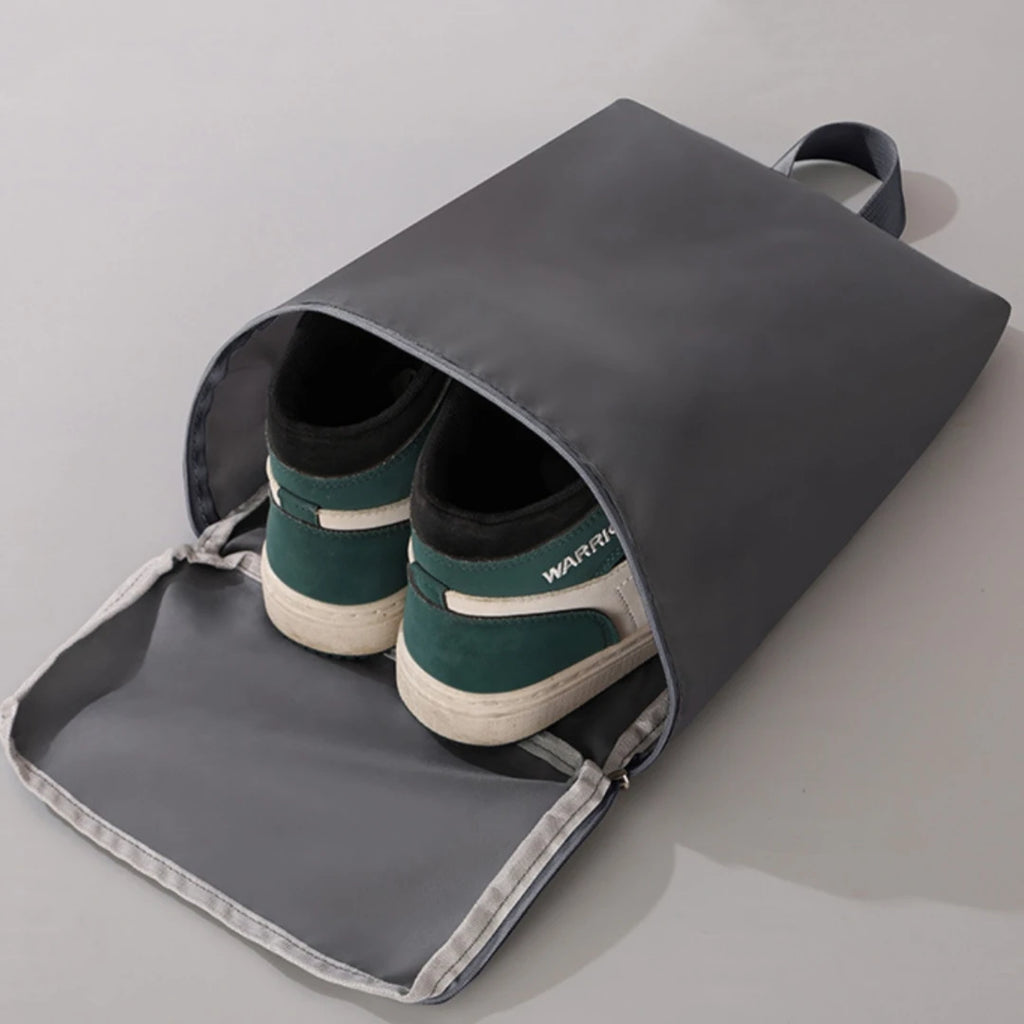 Portable Shoe Storage Bag Travel Outdoors Clothing Organizer Bags with Mesh Pouch Multi-functional Underwear Storage Handbag