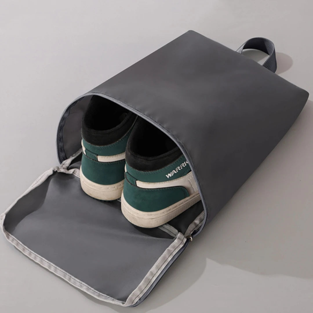 Portable Shoe Storage Bag Travel Outdoors Clothing Organizer Bags with Mesh Pouch Multi-functional Underwear Storage Handbag