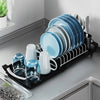 1pc Single-layer Draining Rack for Kitchen Bowls Dish Drainer Retractable Kitchen Desktop Storage Rack Kitchen Counter Organizer
