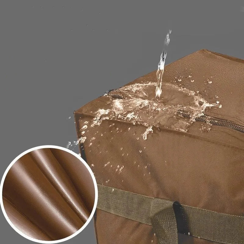 1pc Large Capacity Travel Handbag Portable Clothing Storage Bag with Handle Oxford Fabric Materia Durable Air Flight Bag