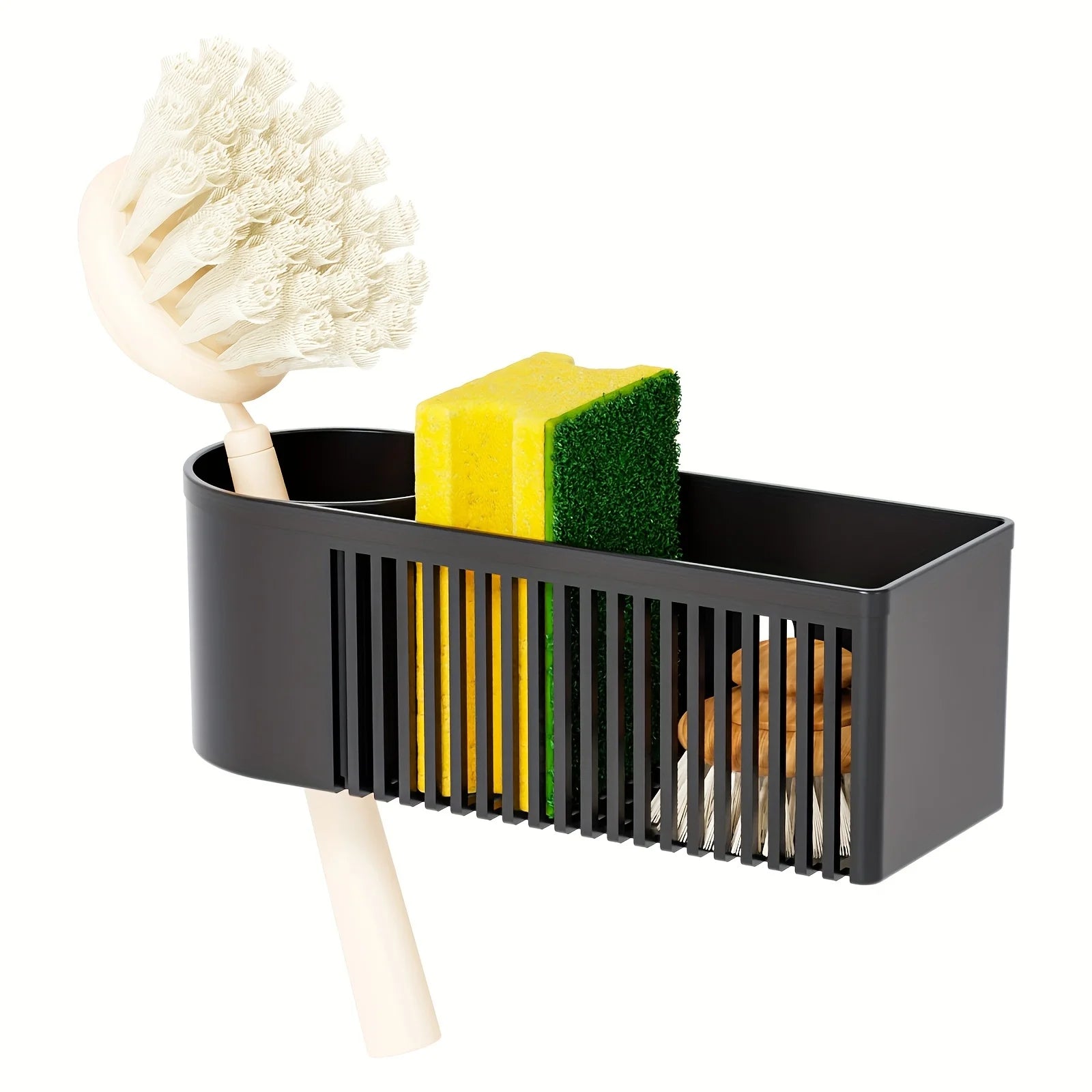 1pc Kitchen Drain Rack Kitchen utensils storage basket used for storing cleaning tools sponge cleaning drying drain basket