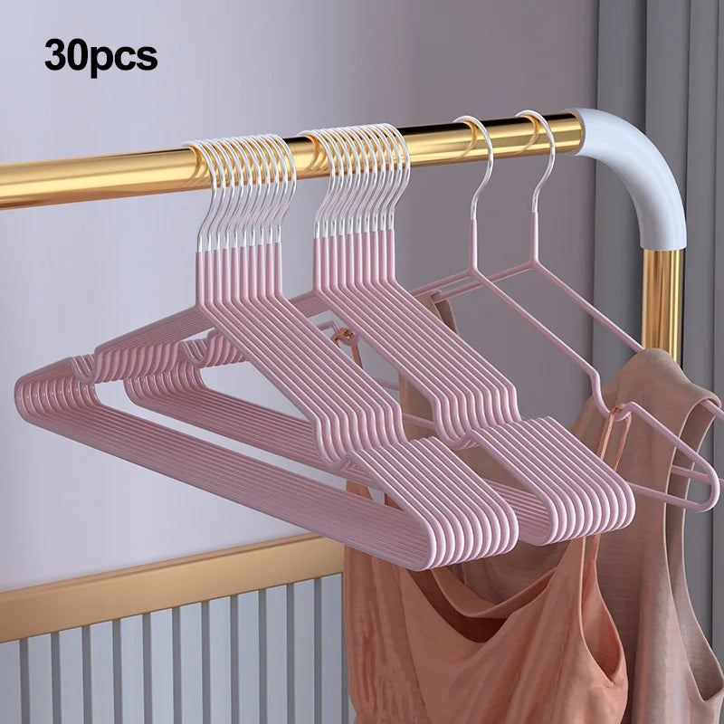 Stainless Steel Anti Slip Clothes Hanger 10 20 30 50 Pack Space Saving Durable