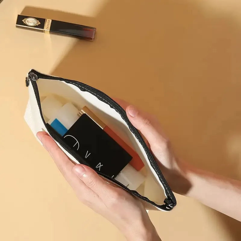Travel Portable Toiletries Storage Bag Multi-Functional Makeup Organizer Bag Zipper Cosmetics Pouch Hair Accessory Storage Bags