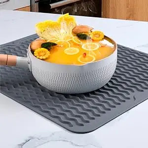 50 X 40 Cm Foldable Kitchen Sink Mat, Anti-slip,High Temperature Resistant, Dish Drying Mat, High Temperature Resistant,coasters