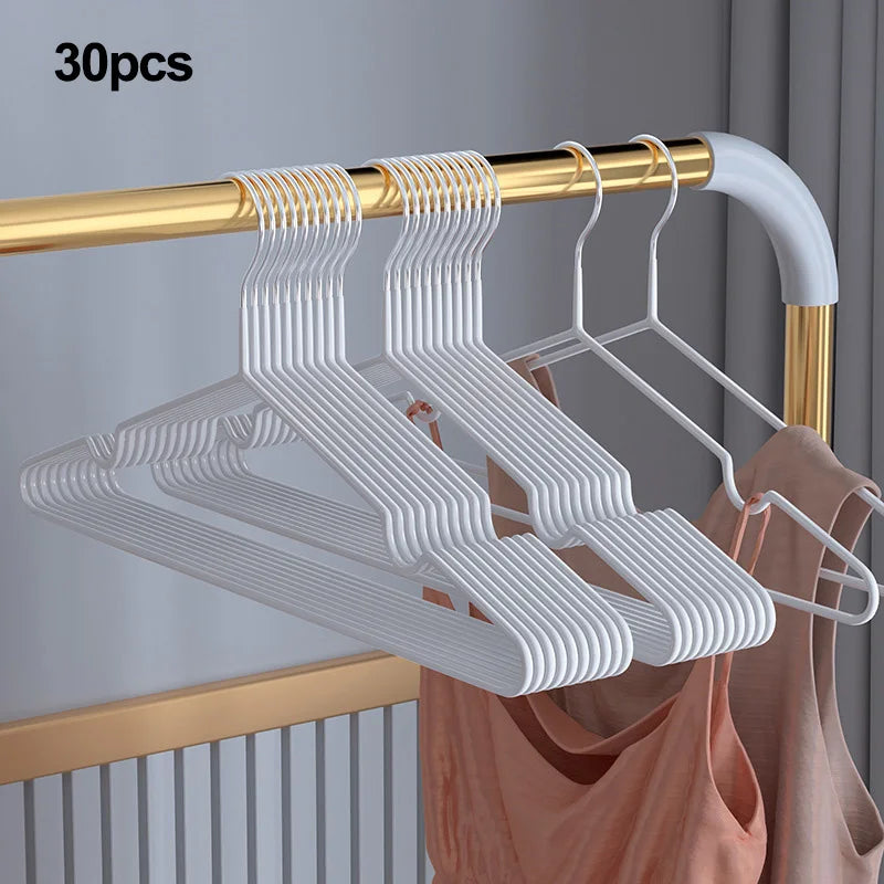 Stainless Steel Anti Slip Clothes Hanger 10 20 30 50 Pack Space Saving Durable