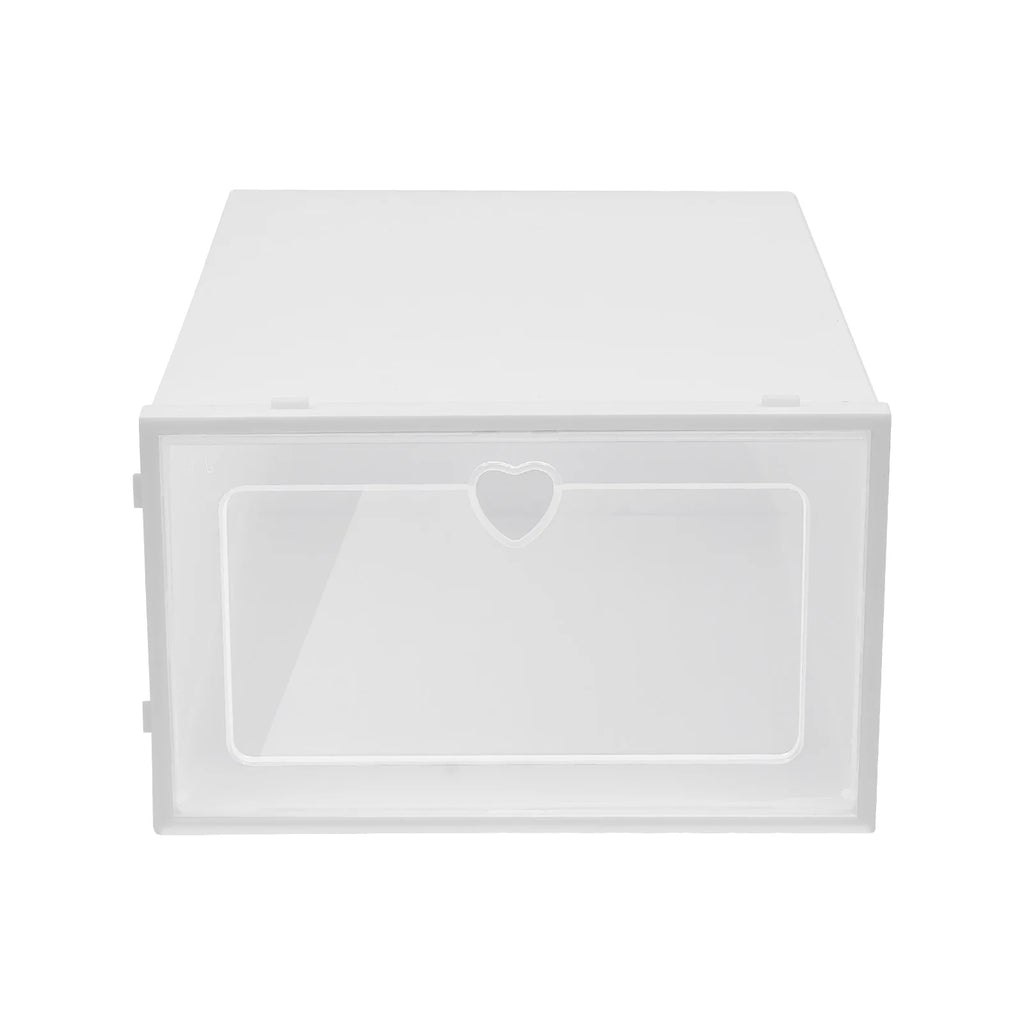 20PCS Foldable Flip Shoe Boxes Set, Shoe Rack Stackable Storage Container Plastic Clear Shoe Case Home Organizer 33*23*14cm