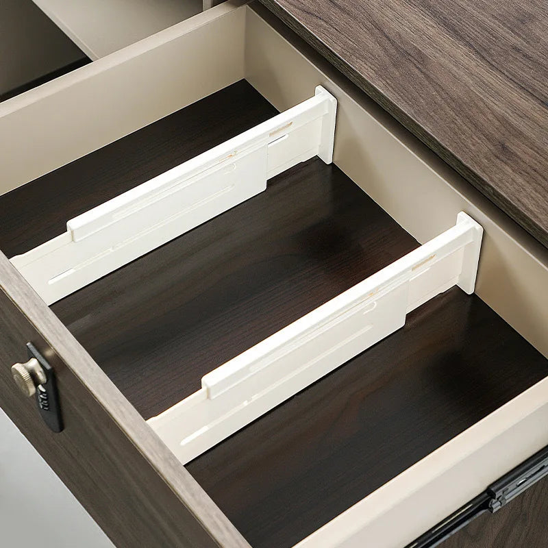 1pc Retractable Drawer Storage Partition Board  Sorting baffle Multi-functional kitchen Tableware Underwear Cosmetics Organizer