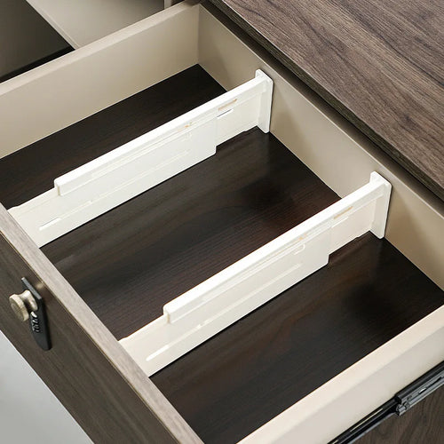 1pc Retractable Drawer Storage Partition Board  Sorting baffle Multi-functional kitchen Tableware Underwear Cosmetics Organizer