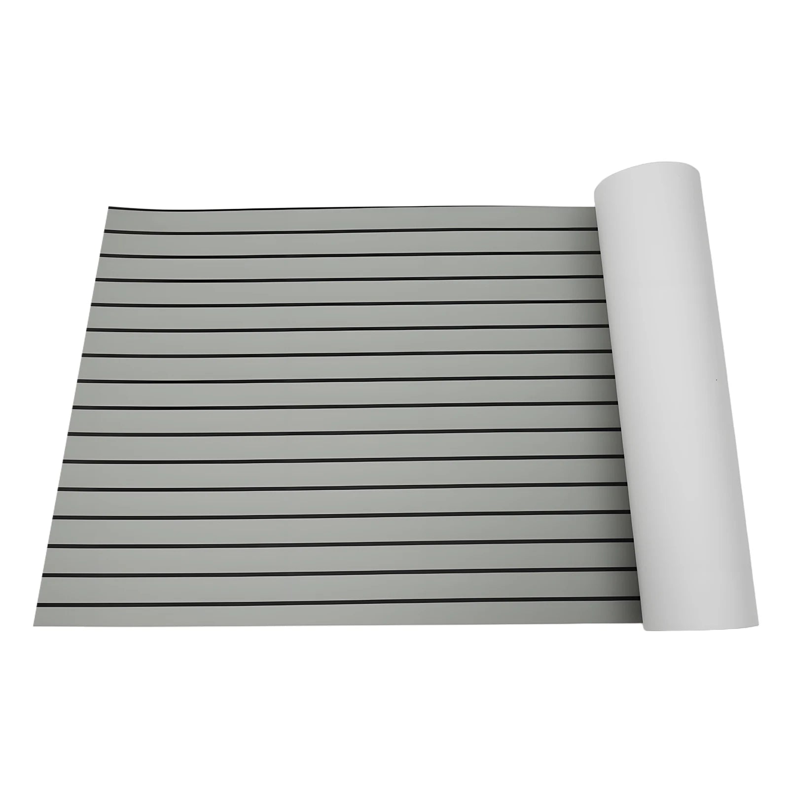 240x90cm EVA Foam Teak Floor Mat 6mm Thick Anti-Slip Self-Adhesive Pad Cuttable Waterproof Marine Carpet for Boat Deck RV Yacht