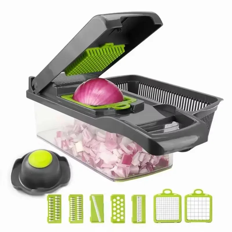 Vegetable Chopper Multifunctional Grater Cutter  - Kitchen Accessories Manual Fruit Slicer Potatos Shredders Cheese Onions Slicers