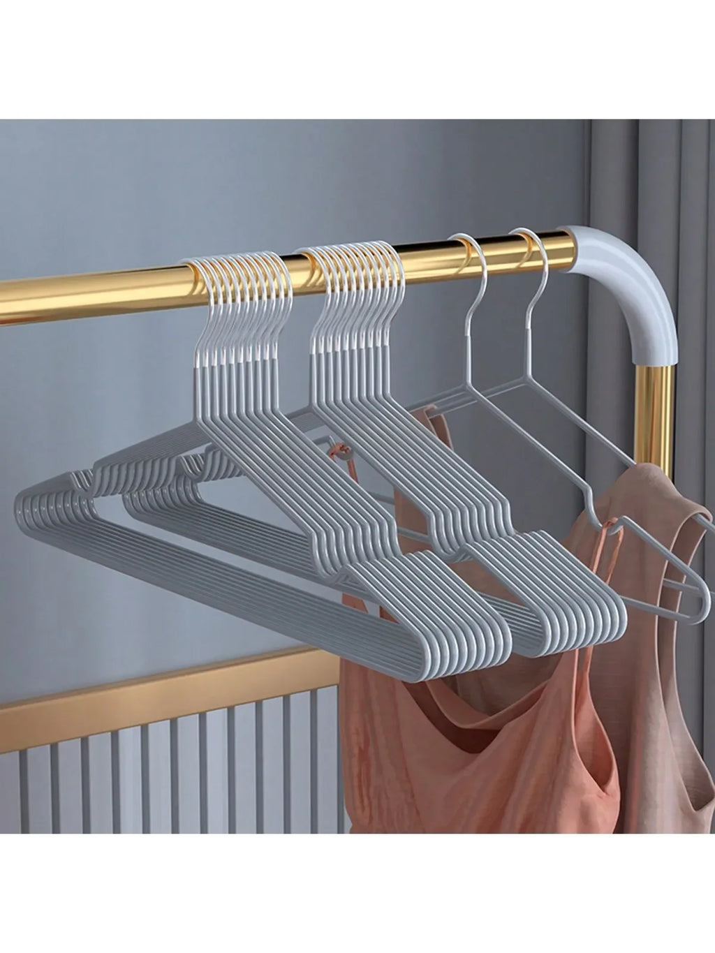 Stainless Steel Anti Slip Clothes Hanger 10 20 30 50 Pack Space Saving Durable
