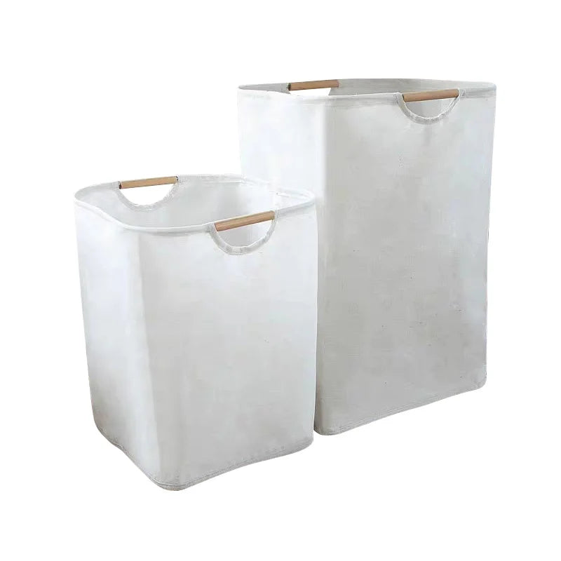 1pc Collapsible Laundry Basket with Handle Large Capacity Household Bathroom Dirty Clothes Storage Basket Clothes Organizer