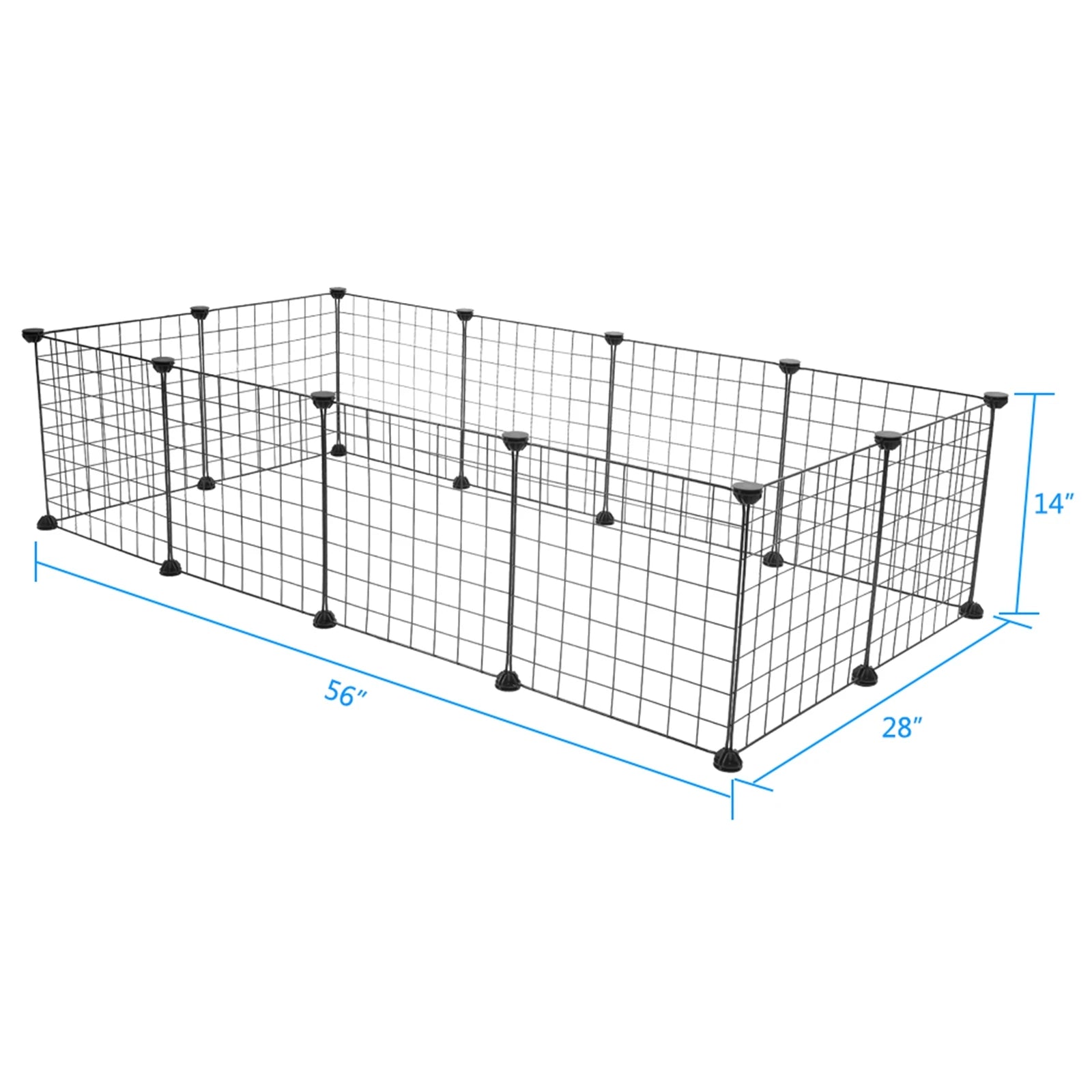 Pet Playpen For Small Animals Portable Metal Wire Fence Guinea Pigs Rabbits