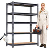 Heavy Duty Garage Shelving Unit 2400 LBS Steel Adjustable Rack 12x28x60
