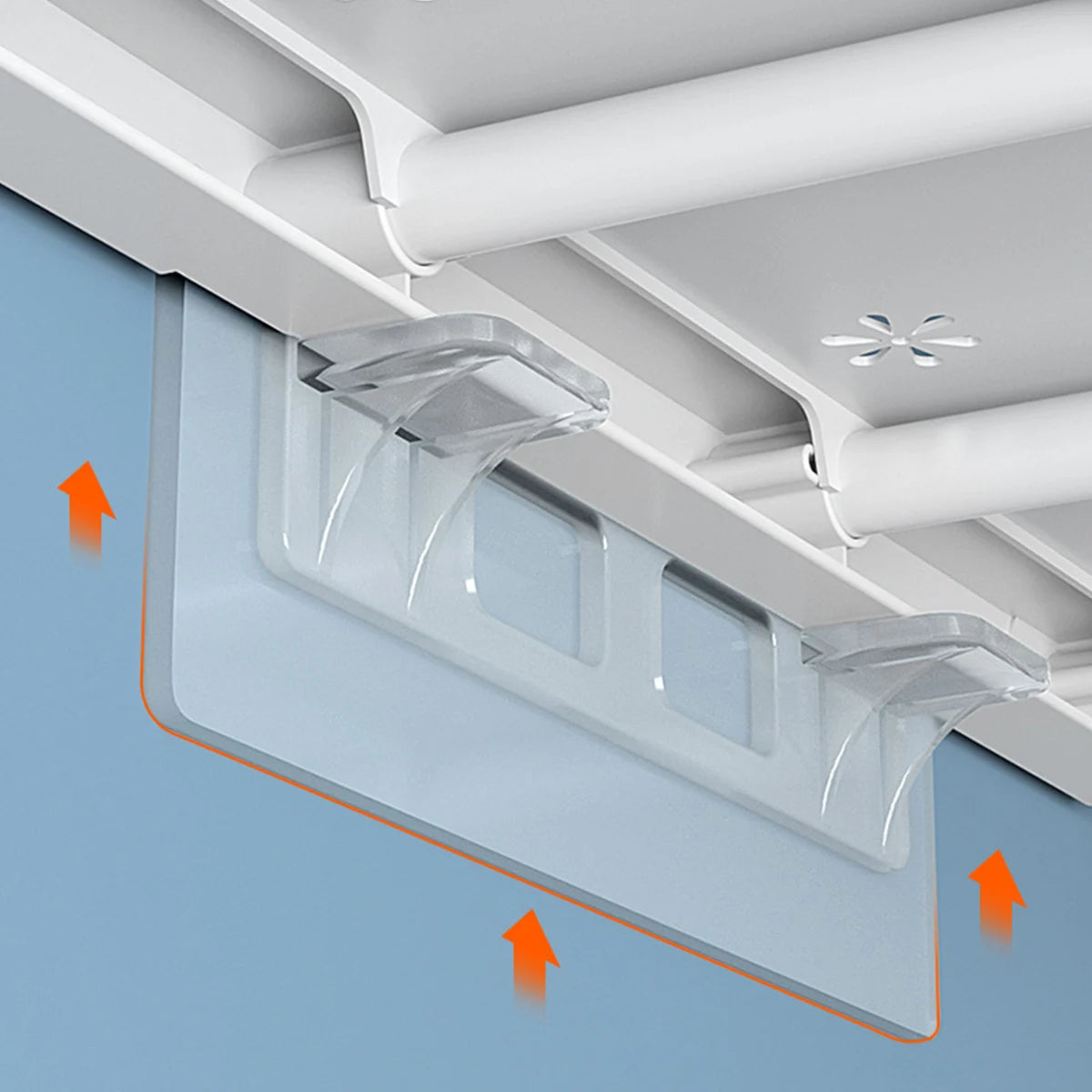 Adjustable Closet Shelf Kitchen Extendable Storage Tension Rod Rack Organizer DIY Wardrobe Divider Cabinet Space Saving