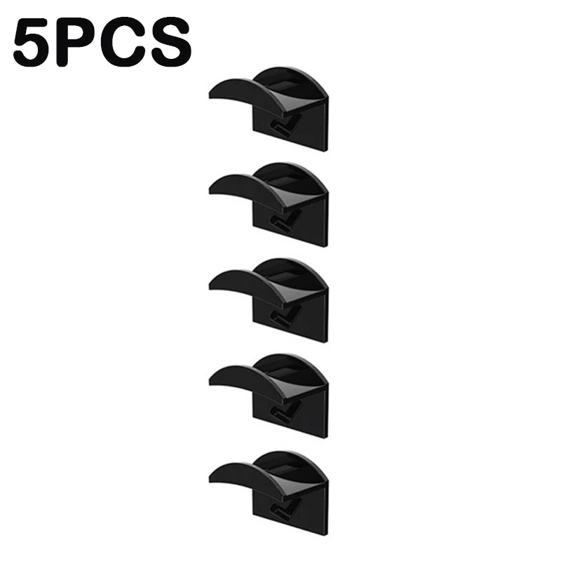 5/10Pcs Baseball Cap Hook Traceless Hat Hanger Wall Mount Cap Headset Necklace Organizer Display Rack Hat Storage Rack Holder