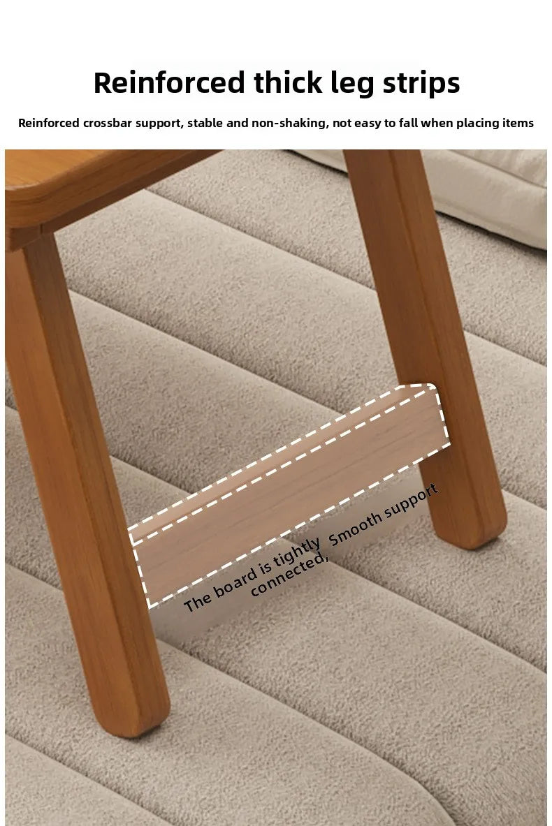 Foldable Tatami Coffee Table - Japanese Style Low Table for Bay Window & Living Room, Portable Bed Tea Table, table basse