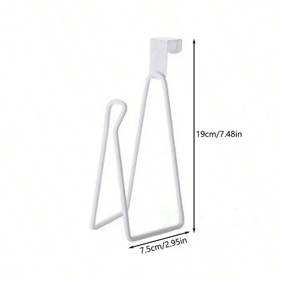 Stainless Steel Wall-Mounted Toilet Paper Holder - No Drill Space-Saving Design, Bathroom & Outdoor Storage Toilet Accessories