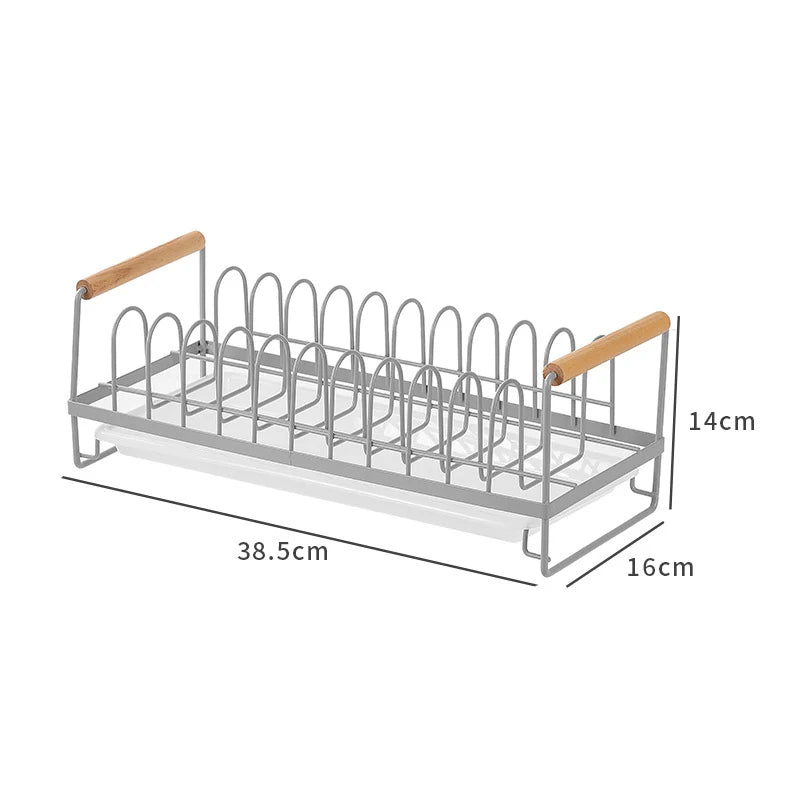 Kitchen Dish Storage Rack Cabinet Organizer Portable Dishes Drying Rack Plate Bowl Drying Rack Desktop Dish Holder Kitchen