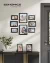 SONGMICS Picture Frames, 10 Pack Collage Picture Frames with Two 8x10, Four 5x7, Four 4x6, Photo Frame Set for Wall Gallery Deco