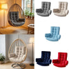 Back Support Garden Swing Seat Pad, Outdoor Hanging Chair Cushion for Garden, Outdoor Furniture