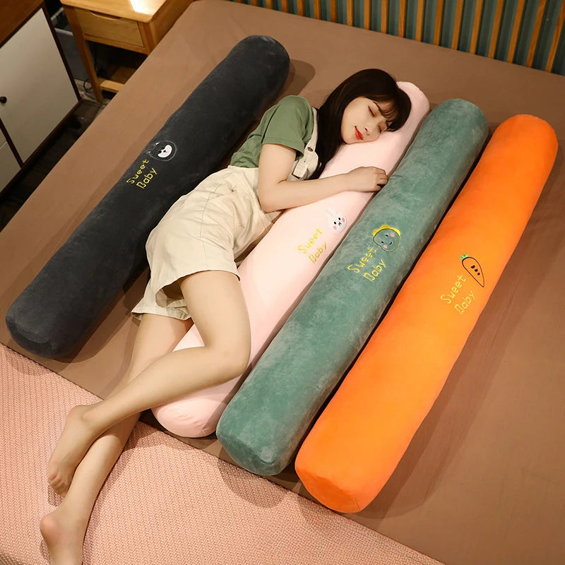 Rectangular Pillow for Girls Multi-functional Sleep Support Cushion Long Bolster pregnancy Pillow Side Sleepers and Bed Reading