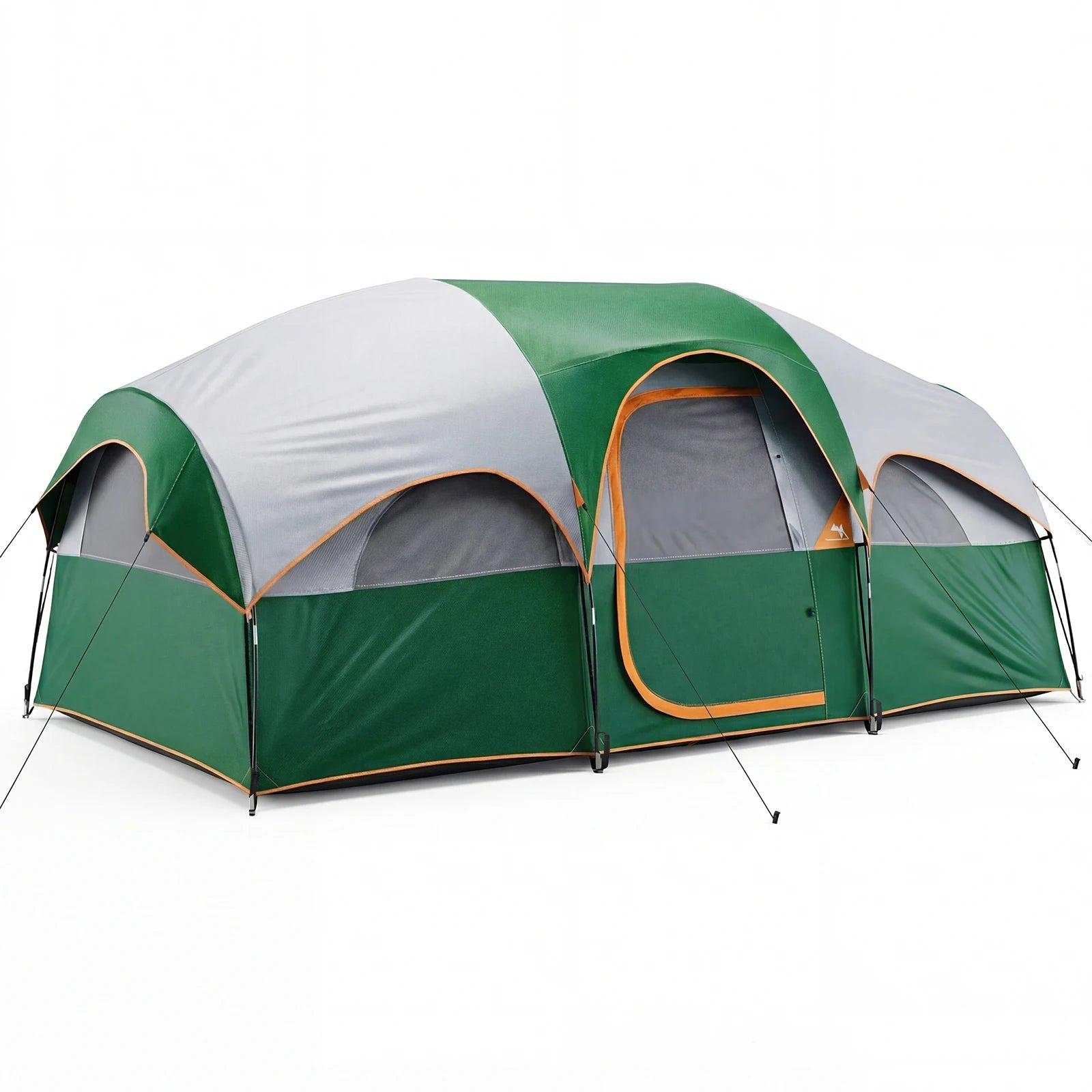 JHK Outdoor 8 Person Camping Tent Quick Instant Tents Setup and Waterproof Windproof Dome Tent with Multi-Directional for Picnic