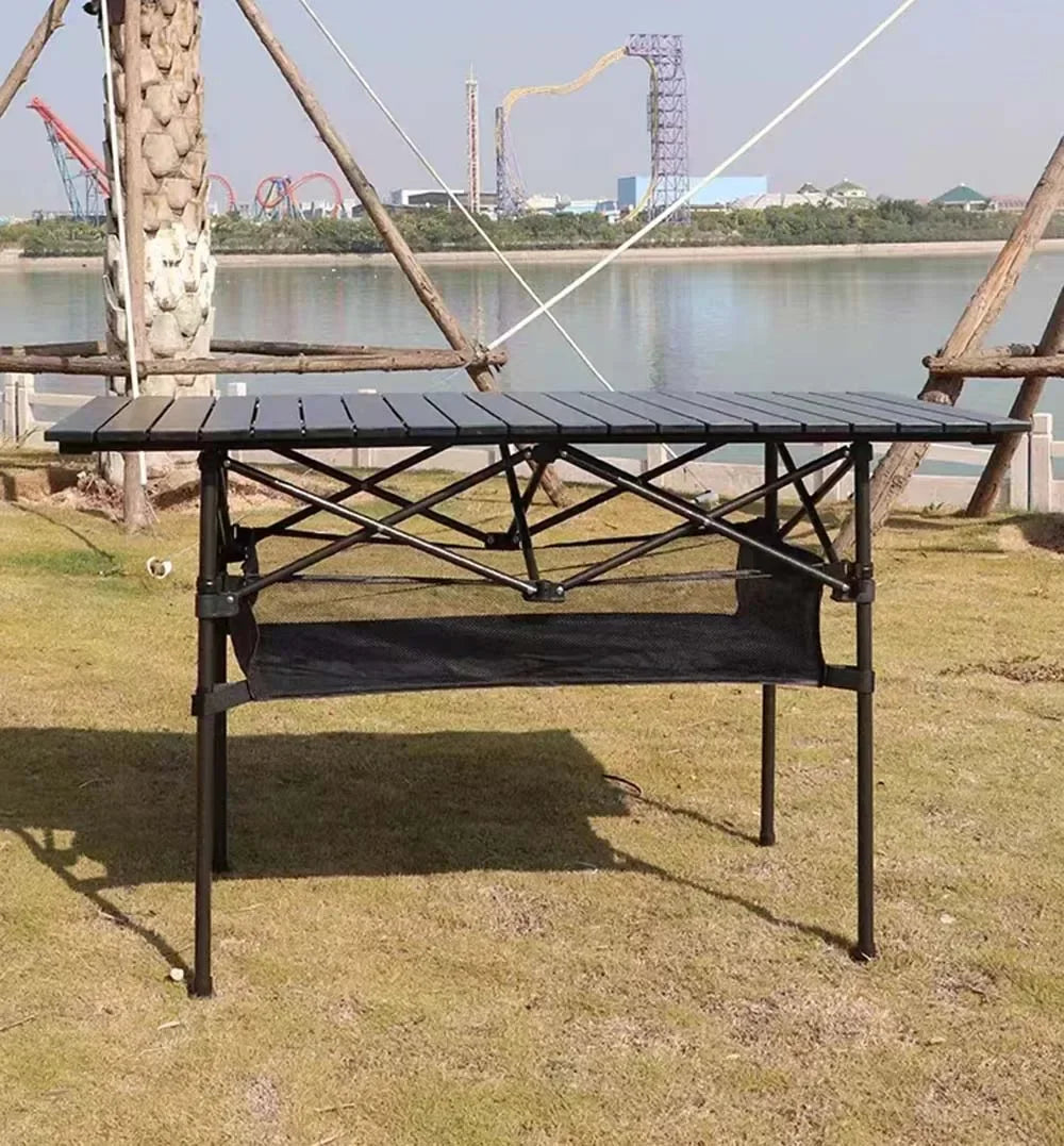 Camping Folding Table Lightweight Organizer Desk with Carrying Bag Multi-Purpose Outdoor Picnic Beach Leisure Desks Essentials
