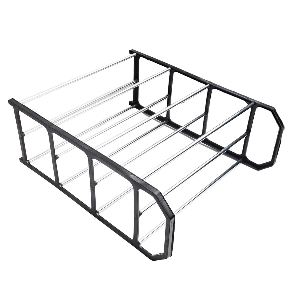 4-Layer Metal Shoe Rack Simple Shoe Shelf Footwear Organizer Stand Holder Large Capacity Shoe Shelf Living Room Storage