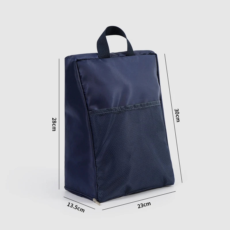 Portable Shoe Storage Bag Travel Outdoors Clothing Organizer Bags with Mesh Pouch Multi-functional Underwear Storage Handbag