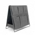 1pc Office Desk Storage Rack Multi-pocket Item Organizer Pen Holder Desktop Neat Foldable Storage Pocket Save Space