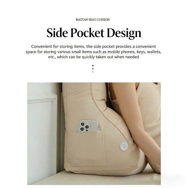 Backrest Headboard Cushion Waist Protection Sofa Bed Cushion Backrest Headboard Soft Bag Cushion Tatami Mat Removable Washable