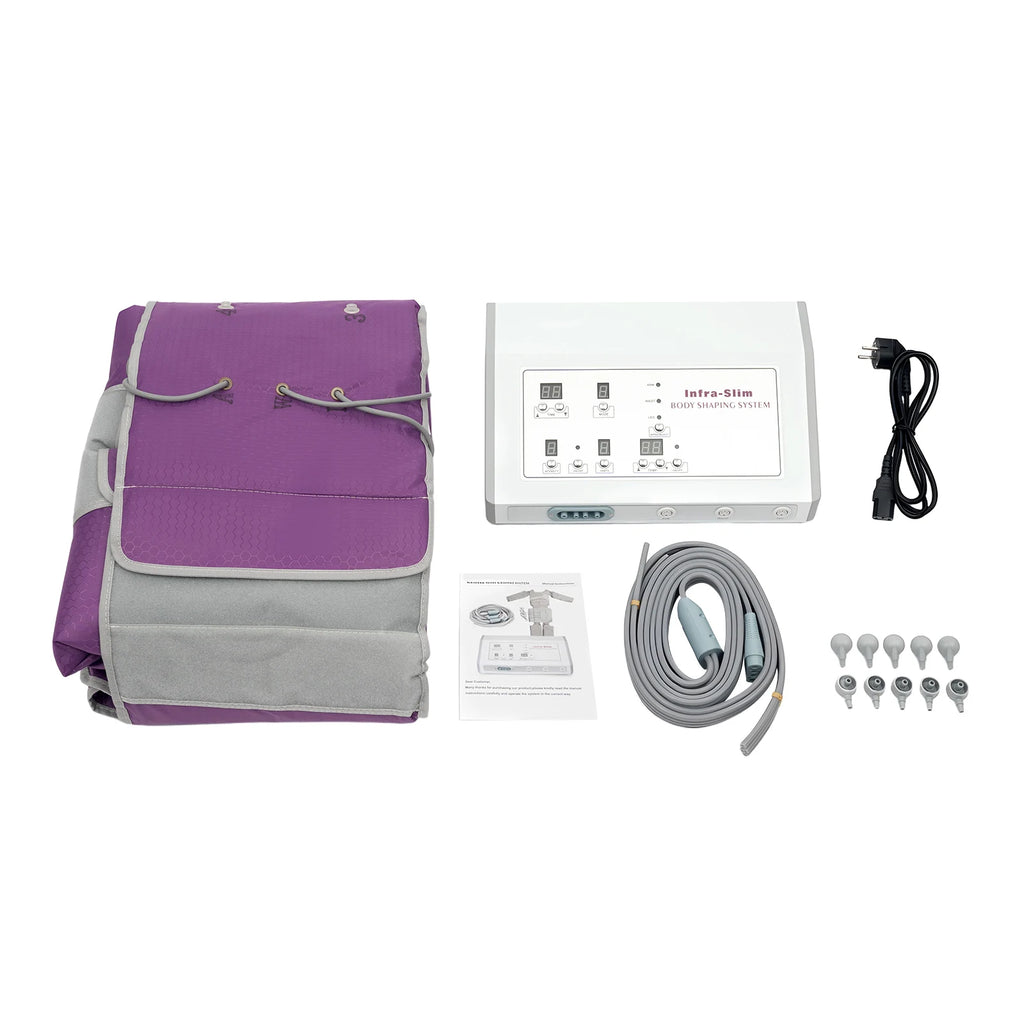 400W Air Pressure Body Slimming Suit, 7 Levels Adjustable Pressotherapy Heating Massage Device for Home Beauty Salon Spa Relief