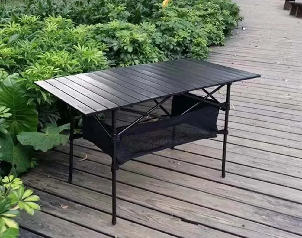 Camping Folding Table Lightweight Organizer Desk with Carrying Bag Multi-Purpose Outdoor Picnic Beach Leisure Desks Essentials