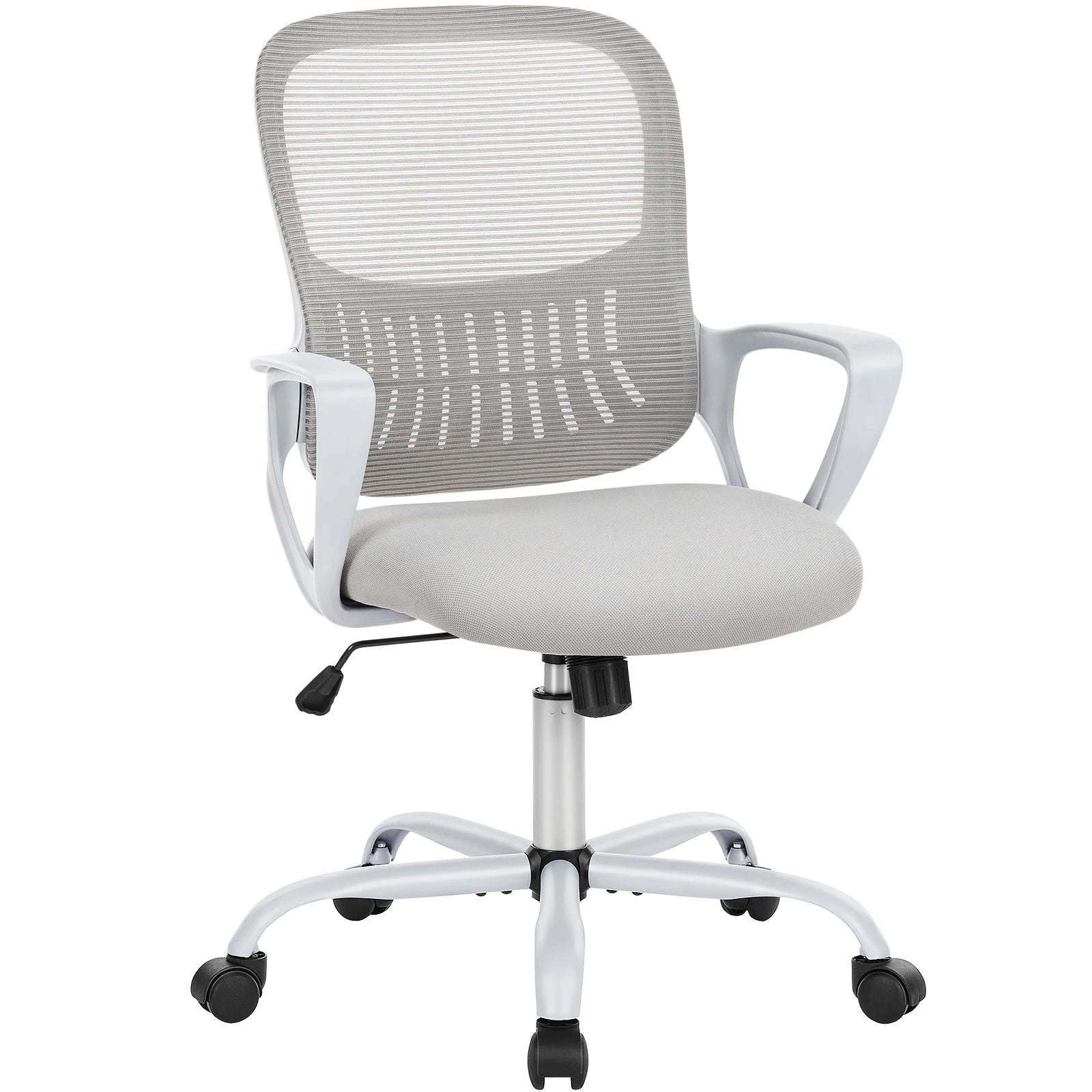 JHK Ergonomic Mesh Backrest Office Desk Chair Adjustable Height Computer Rolling Work Swivel Gaming Chairs With Wheels For Home