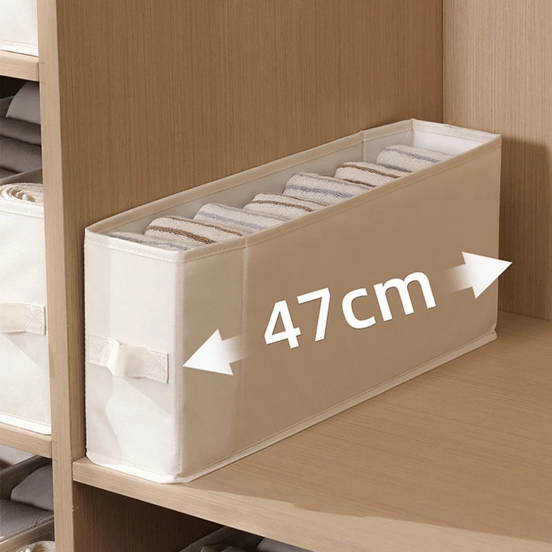1pc Clothes Storage Basket Sewing Home Folding Clothes Storage Box Underwear Socks  Wardrobe Storage Box Wardrobe Organizer