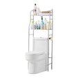 Over Toilet Storage Shelf,2/3-Tier Freestanding Over The Toilet Storage,Metal Bathroom Shelves with Paper Holder and Removable