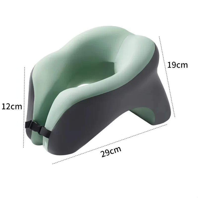 Portable U-shaped Travel Pillow Memory Foam Sleeping Pillows Office Nap Pillow Car Airplane Neck Cushion Ergonomic Head Support