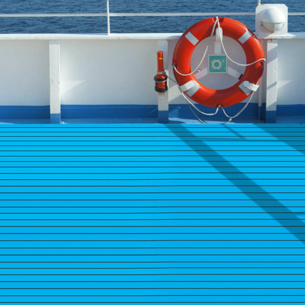 240x90cm Self-Adhesive EVA Foam Teak Boat Floor Mat, 6mm Thick Cuttable Waterproof Anti-Slip Pad Marine Carpet for Deck RV Yacht
