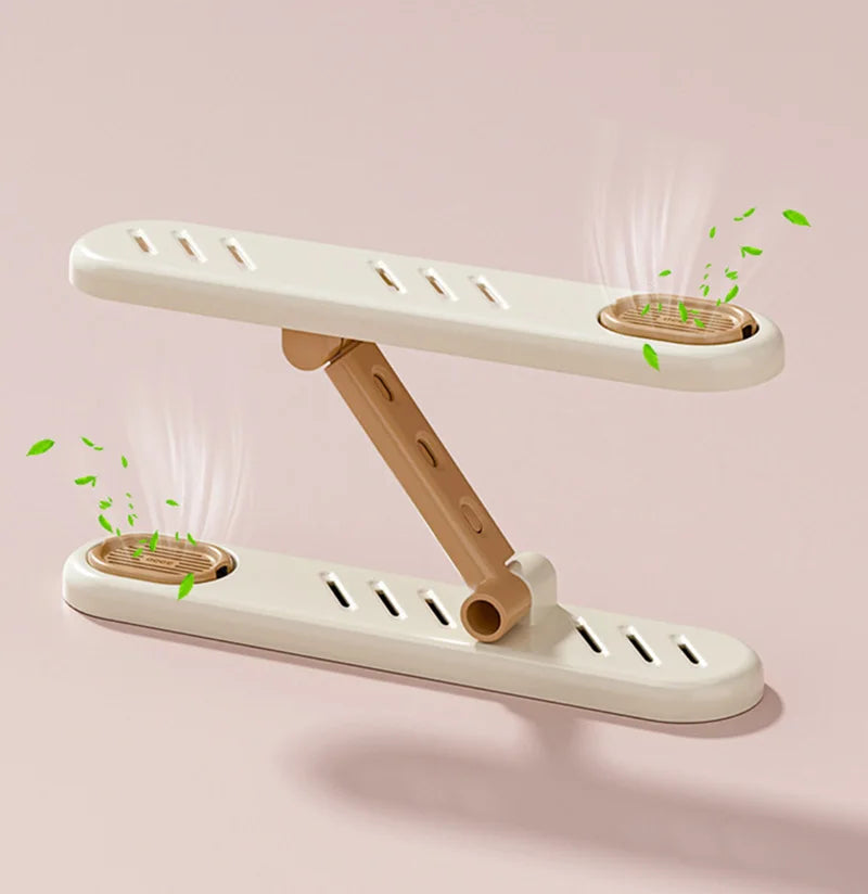1pc Shoes Rack Double-layered Adjustable Slippers Holders Shoe Cabinet Organizer Deodorizing Shoes Shelf Save Space