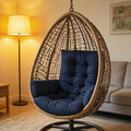 Back Support Garden Swing Seat Pad, Outdoor Hanging Chair Cushion for Garden, Outdoor Furniture